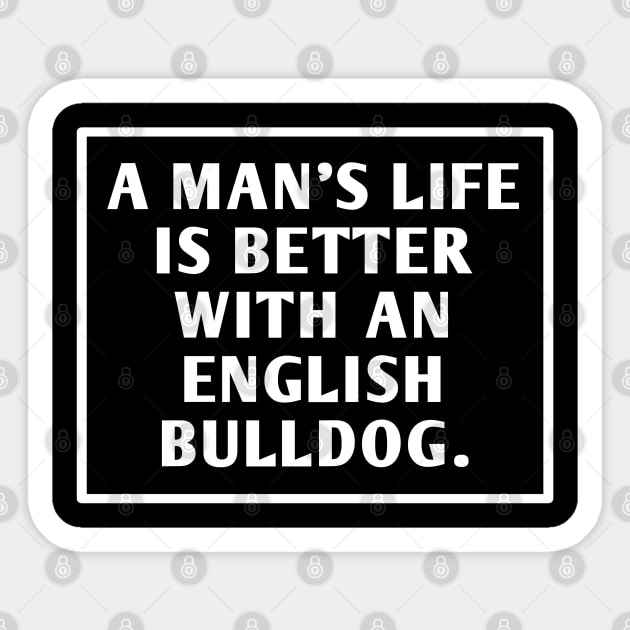 English Bulldog Sticker by BlackMeme94
